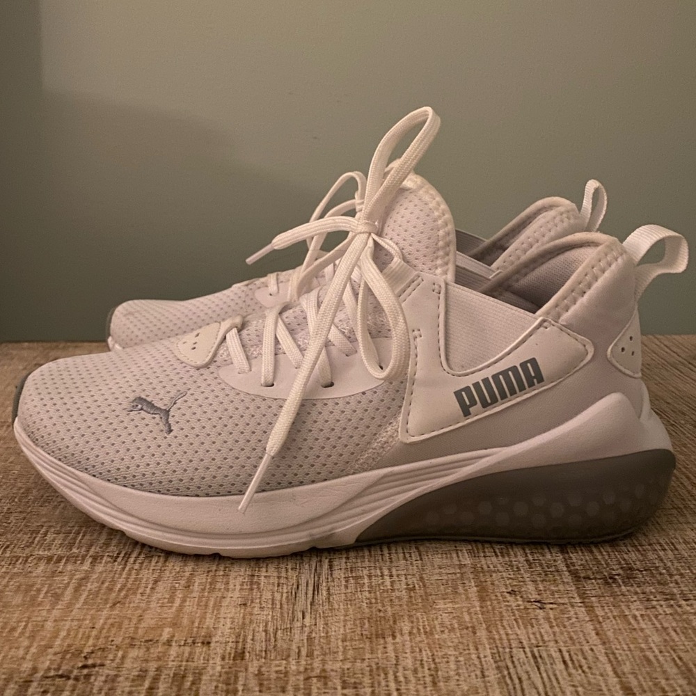 White Puma sneakers